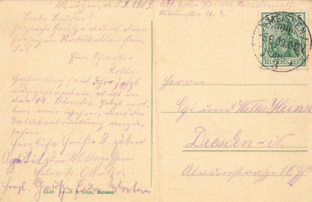 01662 Meissen Schlossberg mit Dom und Albrechtsburg o 1909