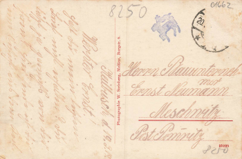 01662 Meissen Elbe Gasthaus "Guldene Aue" O. Kolbe o 1919