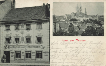 01662 Meissen Gasthaus zum Bienenkorb o 1912