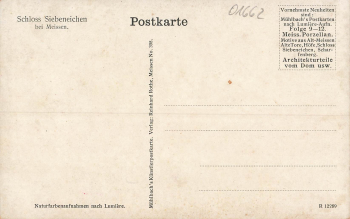 01662 Siebeneichen Meissen Schloss * um 1920