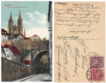 Meissen vom Hohlweg o 6.7.1922