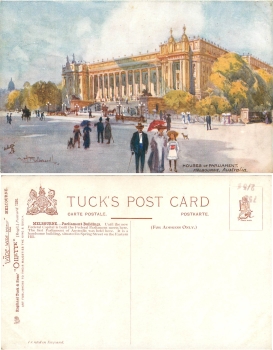 Australia Melbourne Parlament Oilette 7292 *ca.1910