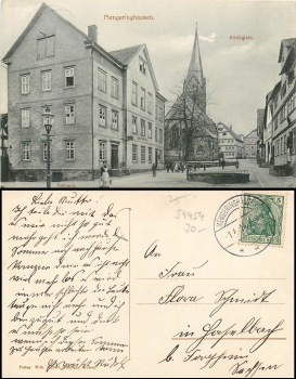 Mengeringhausen Kirchplatz o 01.04.1914