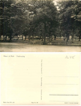 16775 Menz in der Mark Friedensplatz *1956 