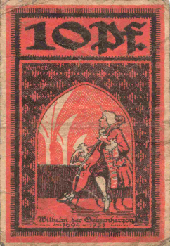 Merseburg emergency money note, circa 1920