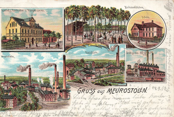 01994 Meurostollen Schipkau Gasthof Reichsadler Litho o 1902