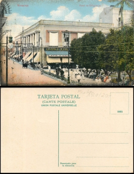 Mexiko Veracruz Hotel de Diligencias *ca. 1920