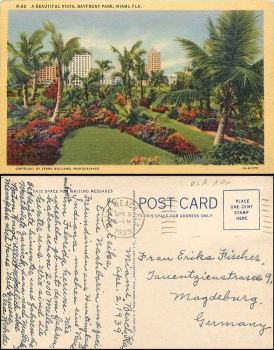 Miami Florida Bayfront Park o 2.4.1939