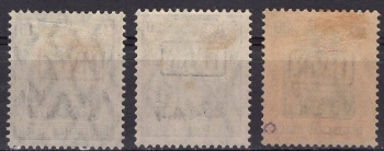 Militärverwaltung in Rumänien 1917 Michel 1-3-* ungebraucht Germania deutsche Besetzung 1.WK