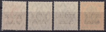Militärverwaltung in Rumänien 1917 Michel 4-7 ** postfrisch Germania deutsche Besetzung 1.WK