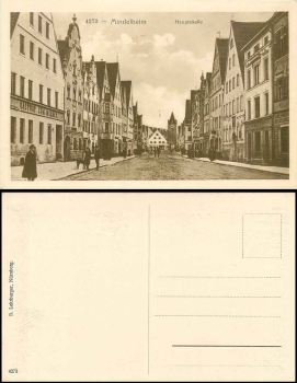 87719 Mindelheim, Hauptstrasse, * ca. 1920
