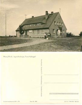 17252 Mirow Mecklenburg Youth Hostel "Franz Hollnagel" *1962 Hanich0561