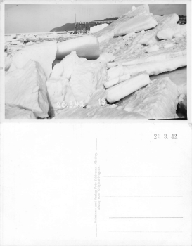 Misdroy Island of Wollin Pomerania Ice drift Miedzyzdroje * 26.3.1942
