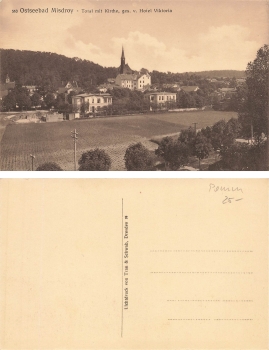 Misdroy Insel Wollin Pommern vom Hotel Viktoria Miedzyzdroje * um 1920