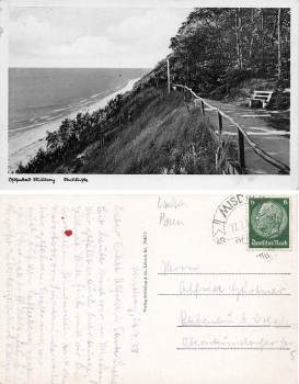 Misdroy Insel Wollin Pommern Steilkueste Miedzyzdroje o 1938