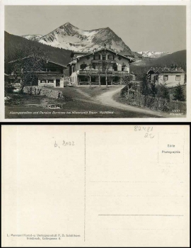 82481 Mittenwald, Alpengaststätte Bermsee, * ca. 1920