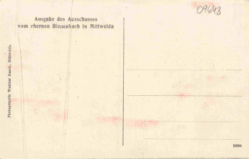 Mittweida Sachsen Denkmal „Eherner Bienenkorb“ Nagelung * 1915