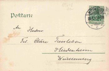 Mittweida Sachsen Elektrotechnikum o 1910