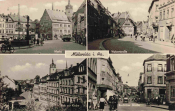 Mittweida Sachsen Mehrbildkarte * 1959