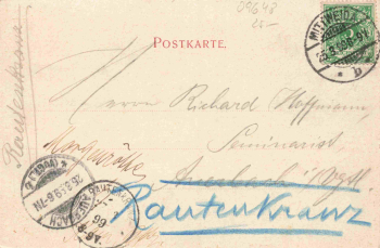 Mittweida Sachsen Totalansicht o 1899