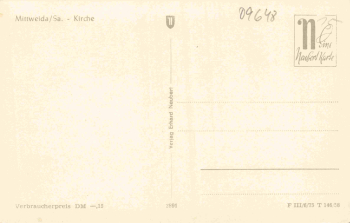 Mittweida Sachsen Kirche * 1958