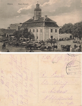Mlawa Stary-Rynek Feldpost 20.3.1915