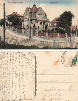 Mobschatz Stetzsch Dresden Bergstrasse o 1915