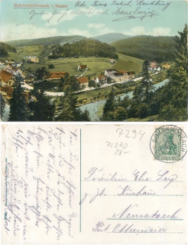 Schönmünzach Murgtal o 02.07.1907