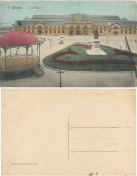 Mons, La Gare  * ca. 1910