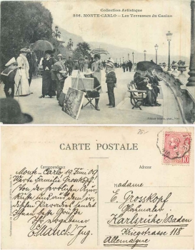 Monte-Carlo les Terrasses du Casino o 19.6.1909