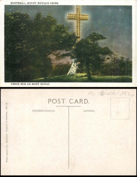 Canada Montreal Mount Royals Cross * approx. 1930