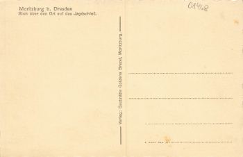 01468 Moritzburg Totalansicht * um 1930