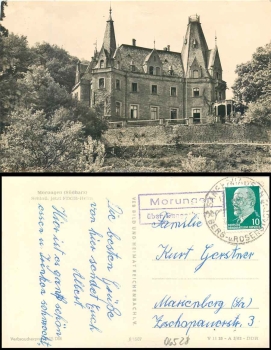 06526 Morungen about Sangerhausen country postmark on postcard o 1963