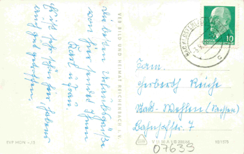 Mühltal Thüringen Mehrbildkarte o 1966