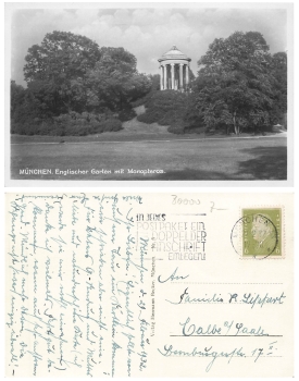 München Englischer Garten mit Monrepos o 29.2.1932