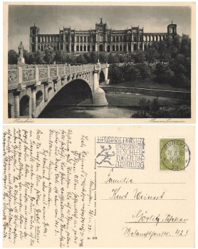Munich Maximilianeum Isar Bridge o November 26, 1932