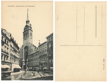 München Rindermarkt Petersturm *ca.1910