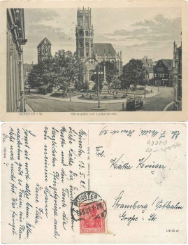 Munster Marienplatz Ludgerikirche o 11.5.1921