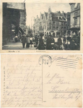 Muenster Westfalen Prinzipalmarkt o 20.6.1915