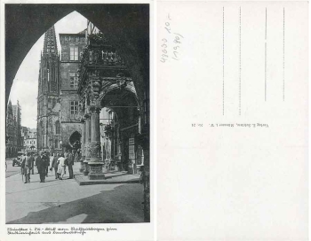 Munster Westfalen Rathausbogen * ca. 1940