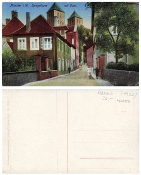 Münster Westf.  Spiegelturm * ca. 1920