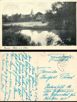 Munster Partie a.d. Oertze Feldpost Lagerstempel o 6.9.40