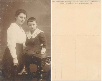 Mutter mit Kind Echtfotokarte *ca. 1910