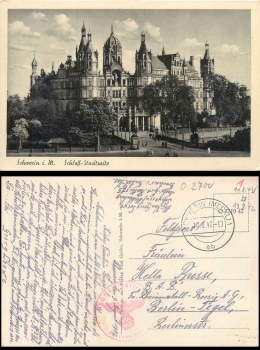 News replacement company 175 field post WWII o Schwerin 10.8.1942