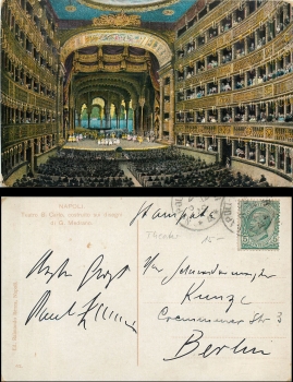 Napoli Teatro S. Carlo o ca. 1922