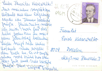 Nassau Erzgebirge Ferienheim alte Forsthaus o 1976