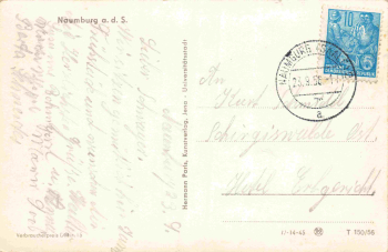 Naumburg Saale Mehrbildkarte o 1956