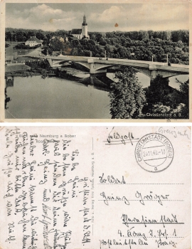 Naumburg am Bober Nowogrod Bobrzanski Feldpost Christianstadt Bober November 23, 1940