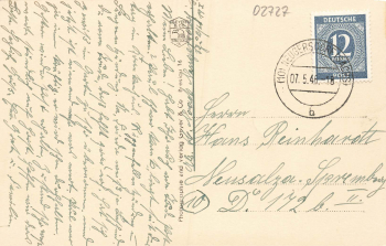 02727 Neugersdorf Niederlausitz Rathaus o 1946