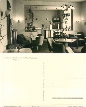 16775 Neuglobsow Haus Waldfrieden Milchbar  *1962 Hanich0729
